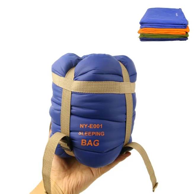 

Outdoor Camping Trip Nylon Polyester Silk Like Fiber Envelope Sleeping Bag Washable Blanket Cushion