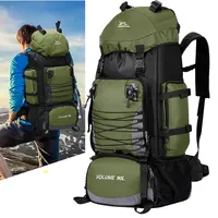 Large 90L Camping  Hiking  Backpack  Army Climbing Bags Mountaineering  Sport Bag Outdoor Shoulder Rucksack Men Women