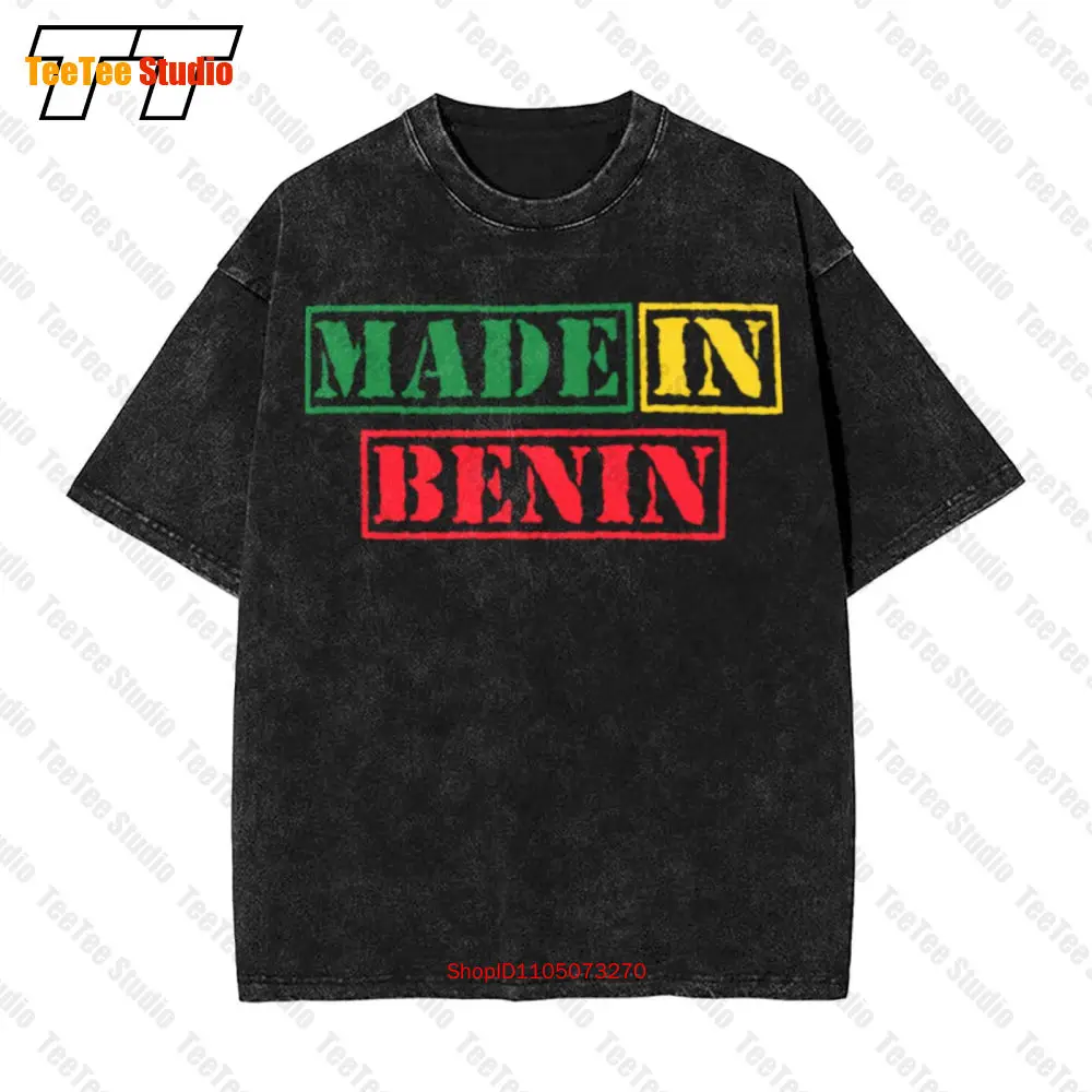 

Винтажная футболка большого размера Made In Benin Country CWW2