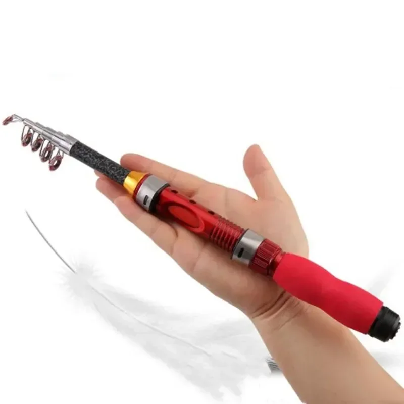 

1M 1.2M 1.5M 1.7M 1.9M 2.1M Telescopic Rock Fishing Rod Spinning Fly Carp Feeder Mini Travel Fishing Rod