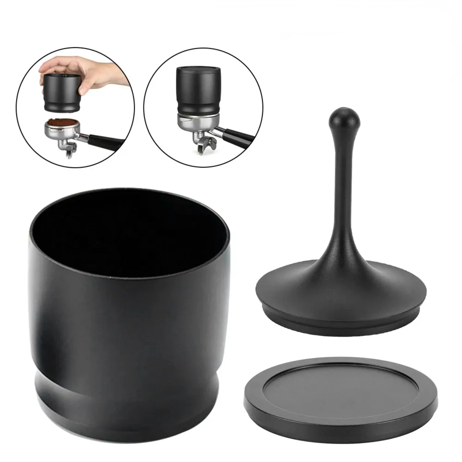 

58mm Coffee Dosing Cup Aluminum Alloy Espresso Dosing Funnel Brewing Bowl Portafilter Dosing Ring Distributor Coffee Tool