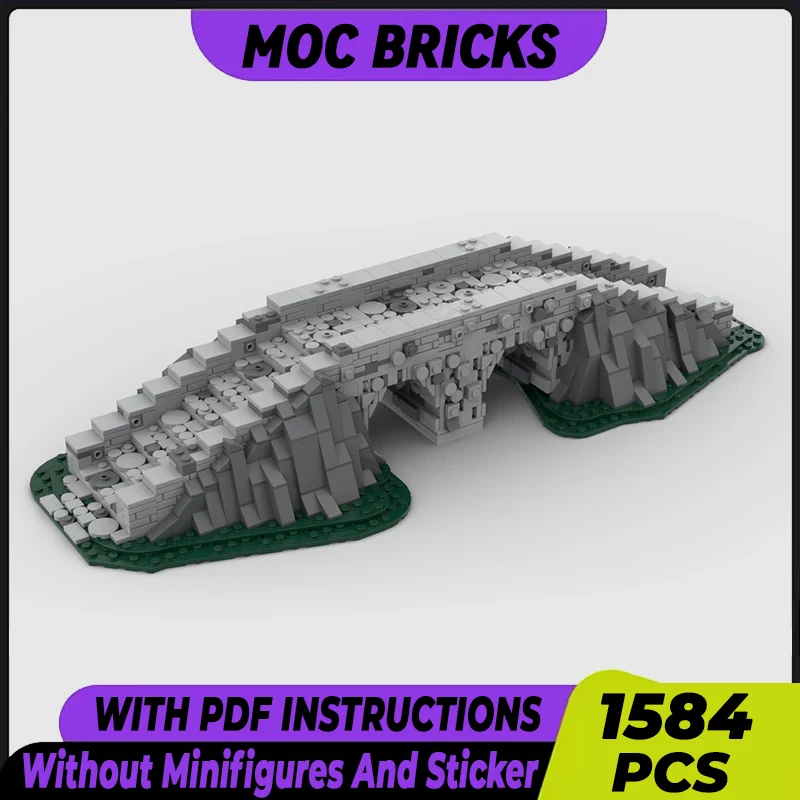 

Модель средневековой улицы, строительные блоки Moc, технология средневековой моста, модульные блоки, подарки, рождественские игрушки, Наборы для творчества, сборка