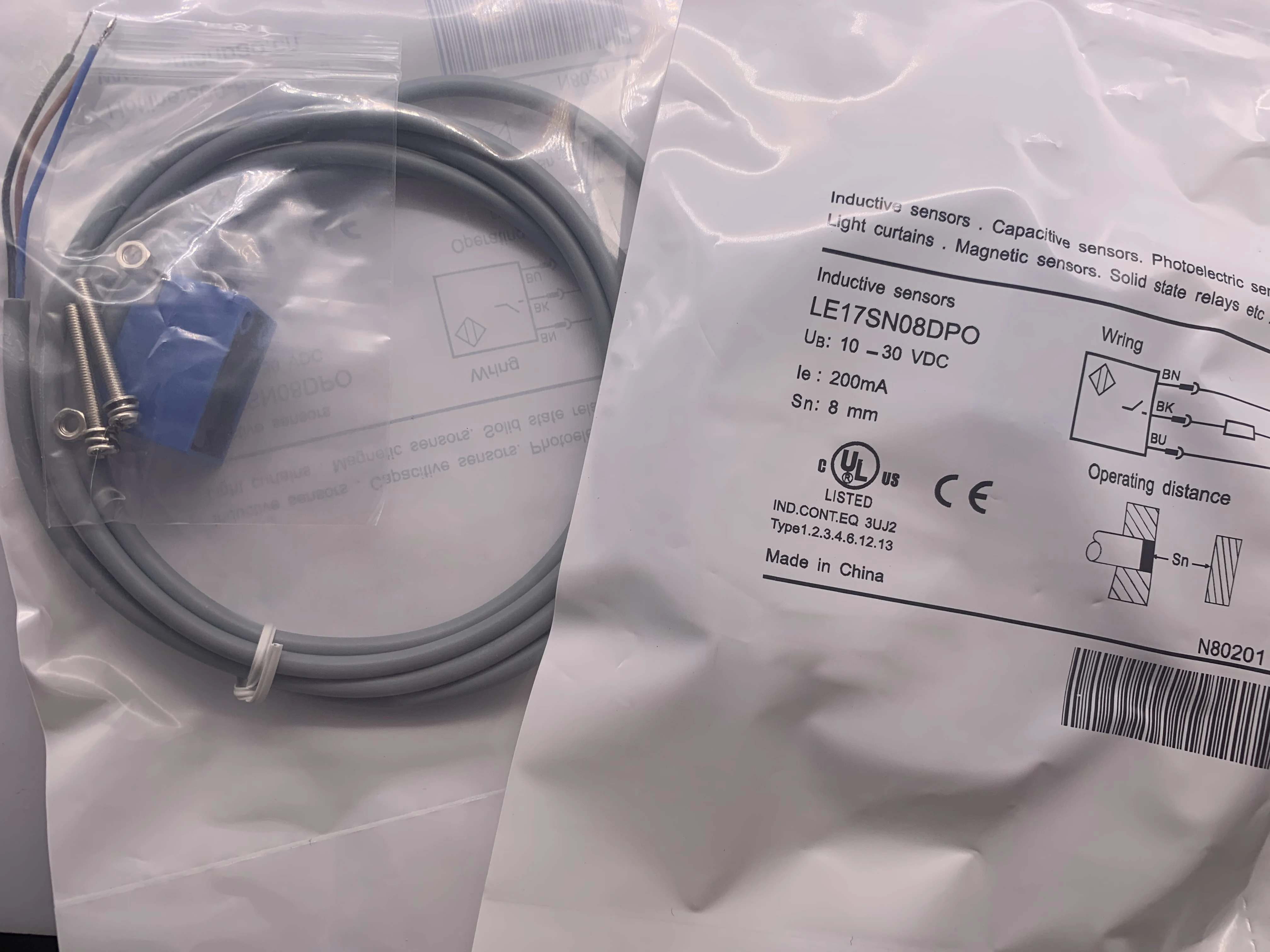 

Новый датчик приближения LE17SN08DLO-8M в наличии, гарантия 1 год, высокое качество от продавца