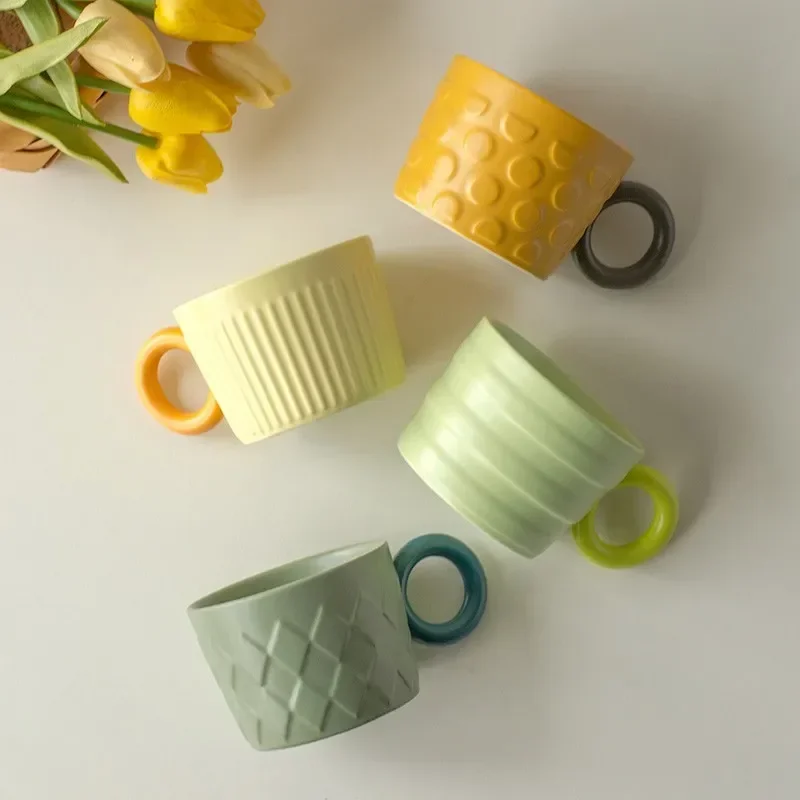 Various Styles Mug Collection Ceramic Breakfast Bowl Office Water Pottery Cup Porcelain Coffee Mug Afternoon Tea Cups Milk Bowls