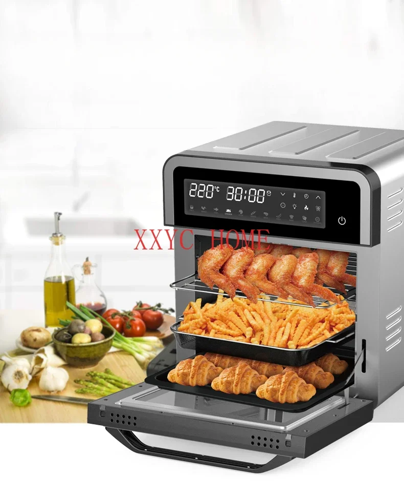 Household Electric Digital Tempered Glass 0 Oil Brand Air Fryer Oven