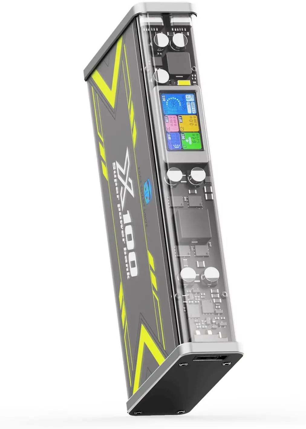 Edge X100 520W Professional Power Bank PD3.1 Fast Charging,97Wh(19400mah 5V) Portable Power Station with Screen,3Port Portable C