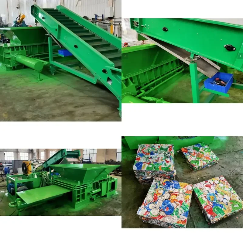 Crusher 2025 New Coming Aluminum Cans Light Metal Pressing Recycling Machine From BSGH