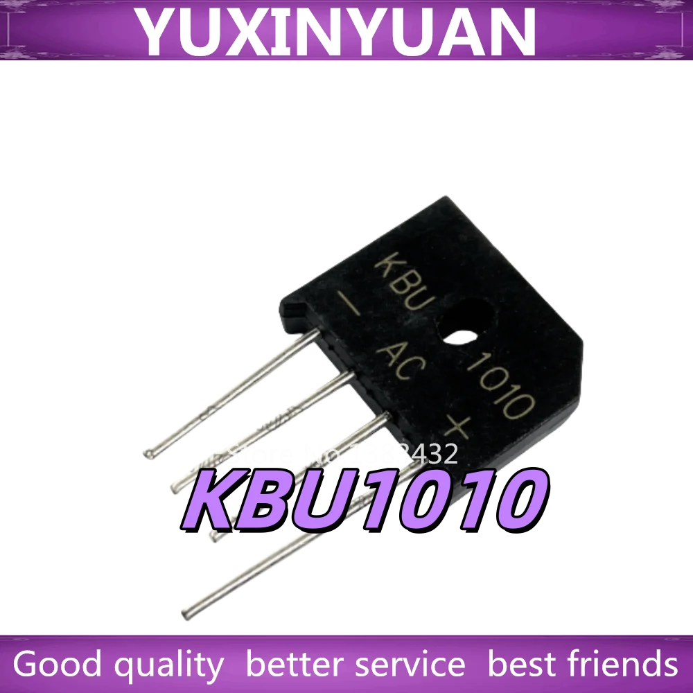 (5pcs)New KBU1010 KBU1510 KBU808 KBU810 KBU606 KBU608 KBU610 KBU806 KBU2510 KBU3510 KBL410 KBL406 KBL608 KBL610