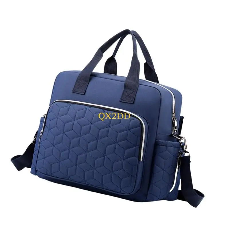 QX2D Functional Diaper Bag Practical Diaper Bag Multiple Storage for New Parents Offering Organized Storage & Stylish Look