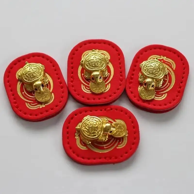 Mini-Goldene Glücksschildkröten-Figuren, Reichtumssymbol-Design, Feines Handwerk für Heimdekoration, Chinesisches Neujahrsgeschenk, Schreibtischdekoration – Detail 7