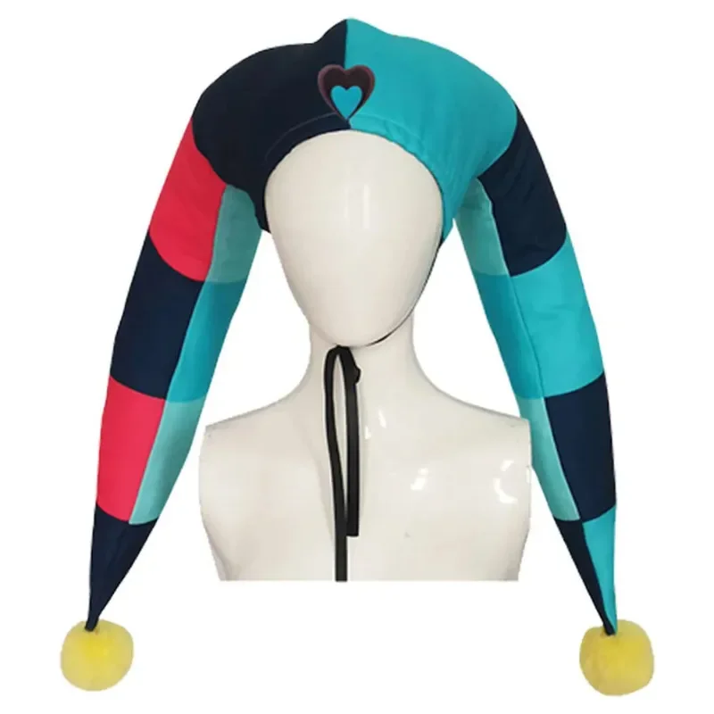 HN8 Fizzarolli คอสเพลย์บทบาทเล่นหมวกเล่นส่วนหนึ่งของ Helluva เครื่องแต่งกาย Boss หมวกผู้ใหญ่ Headwear ปลอมตัว Props8...Gf