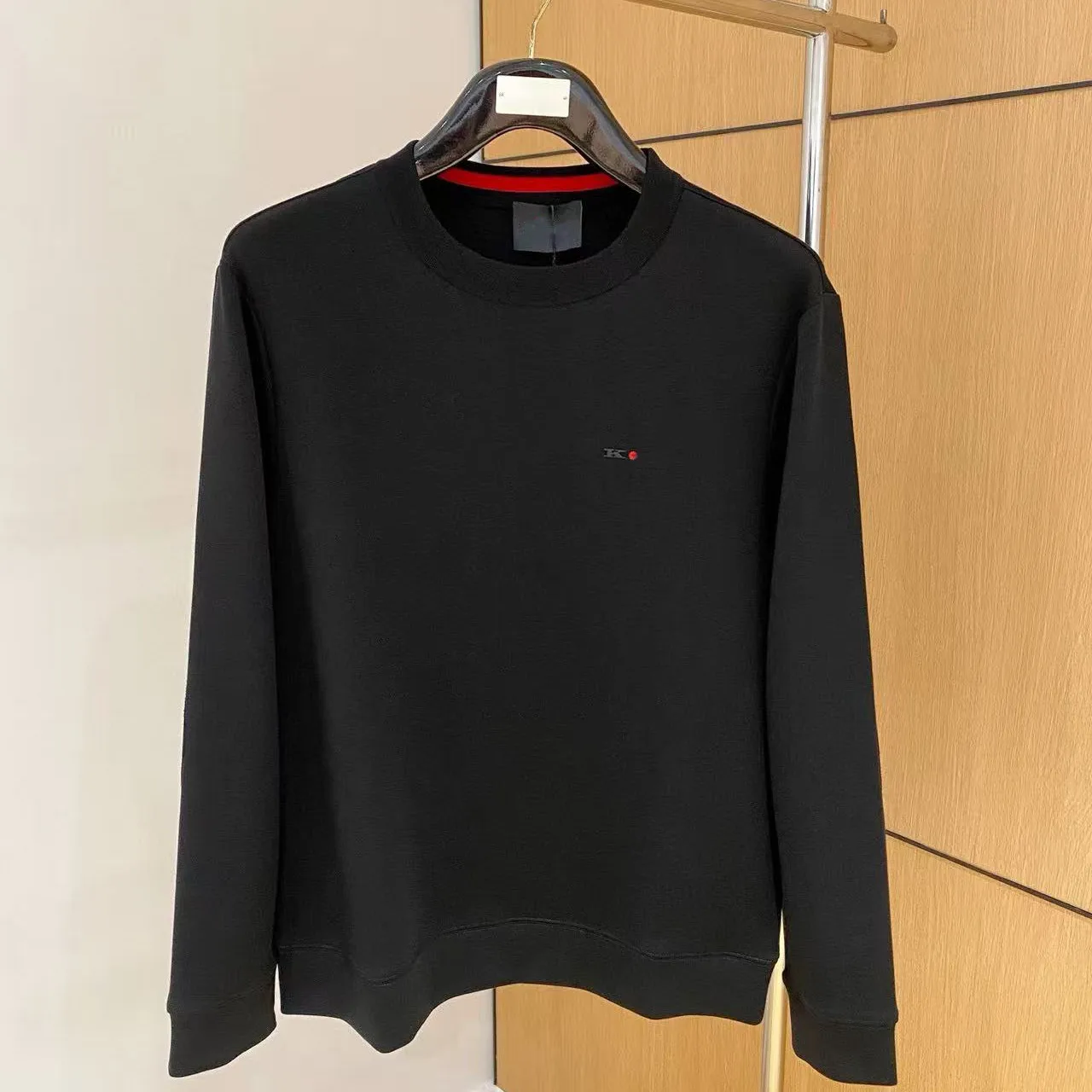 

Kiton итальянский осенне-зимний стиль старых денег, новая мода, повседневный универсальный вязаный свитер с круглым вырезом и длинными рукавами