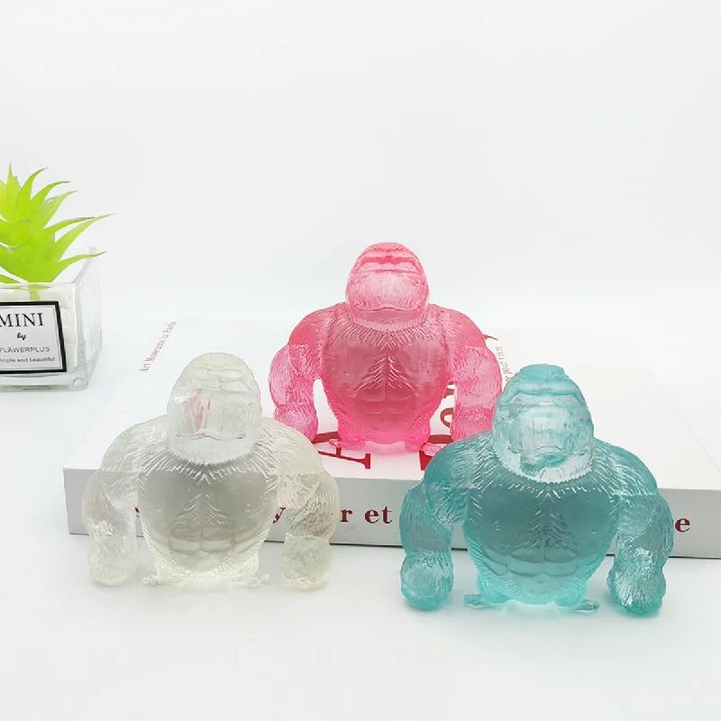 Jouets amusants du bout des doigts pour enfants, Maltose, Ikorangutan, Crocodile, Orangutan de bain, Squishy, Rebond lent, Fidget, Cadeau mignon, Nouveauté