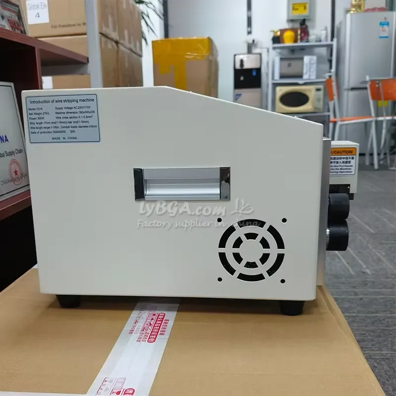 SWT-608-CN Electric Peeling Stripping Cutting Machine 2-wheel Drives For Computer Strip Wire 0.1mm-2.5mm2 220V