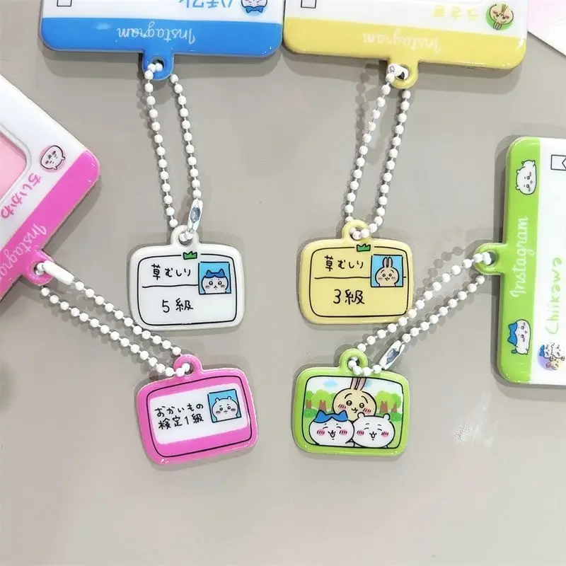 3-inch Small Card Holder Cute Campus  Bus Card  Holder Keychain