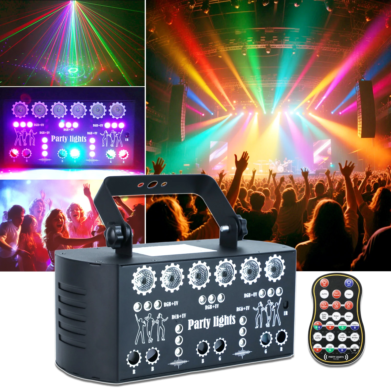 

15W Dmx Club Bar LED Stage Laser Flashing Light Suitable for Wedding DJ Disco KTV Birthday Party Christmas Light Projector