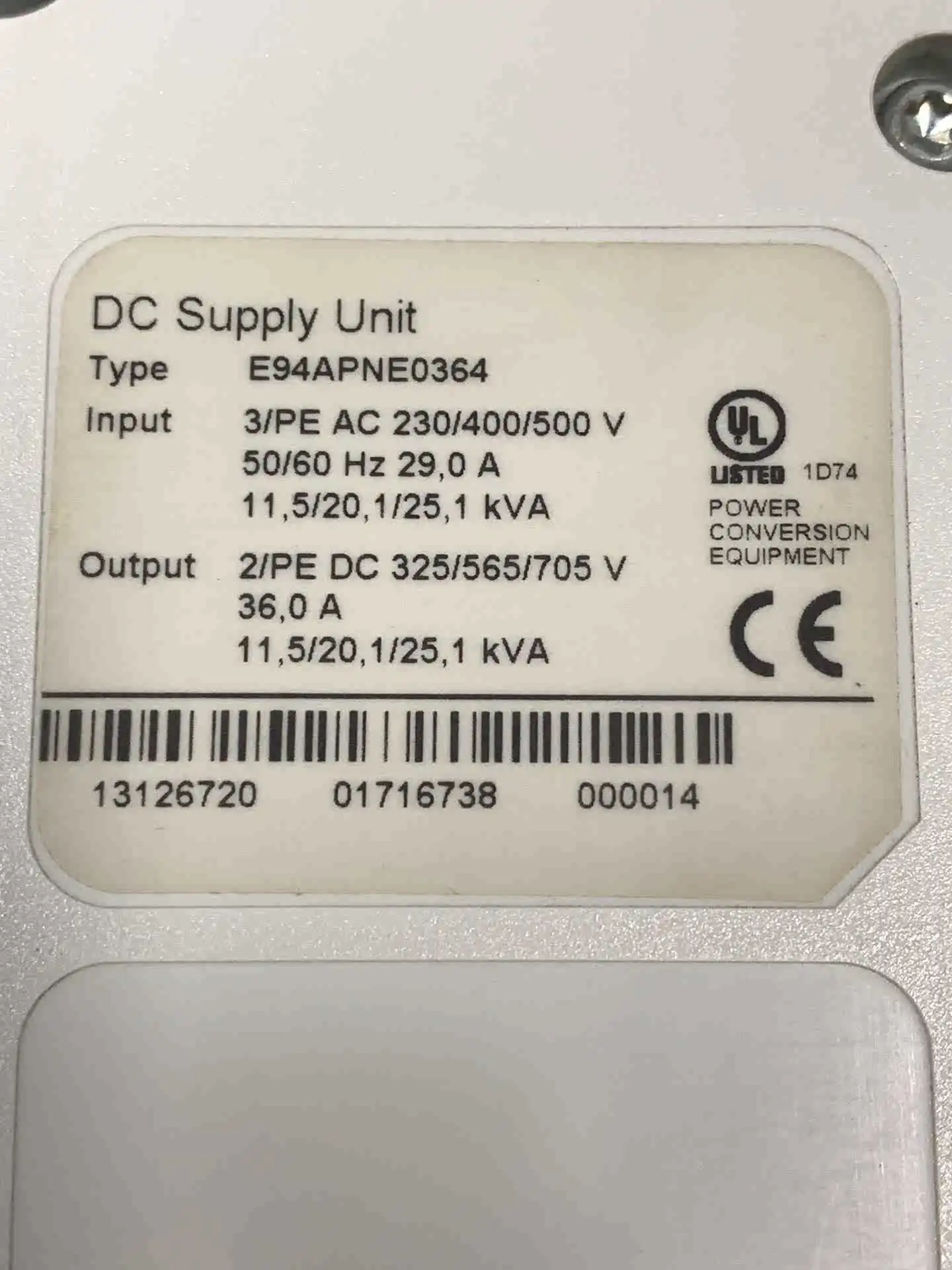 E94APNE0364 Servo Drive for Lenze