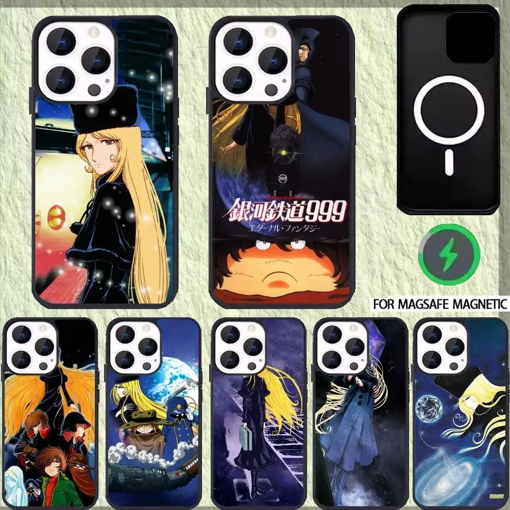 

Galaxy Express 999 Maetel Phone Case For iPhone 17,16,15,14,13,12,Plus,Pro,Max For Magsafe Magnetic Wireless Charge