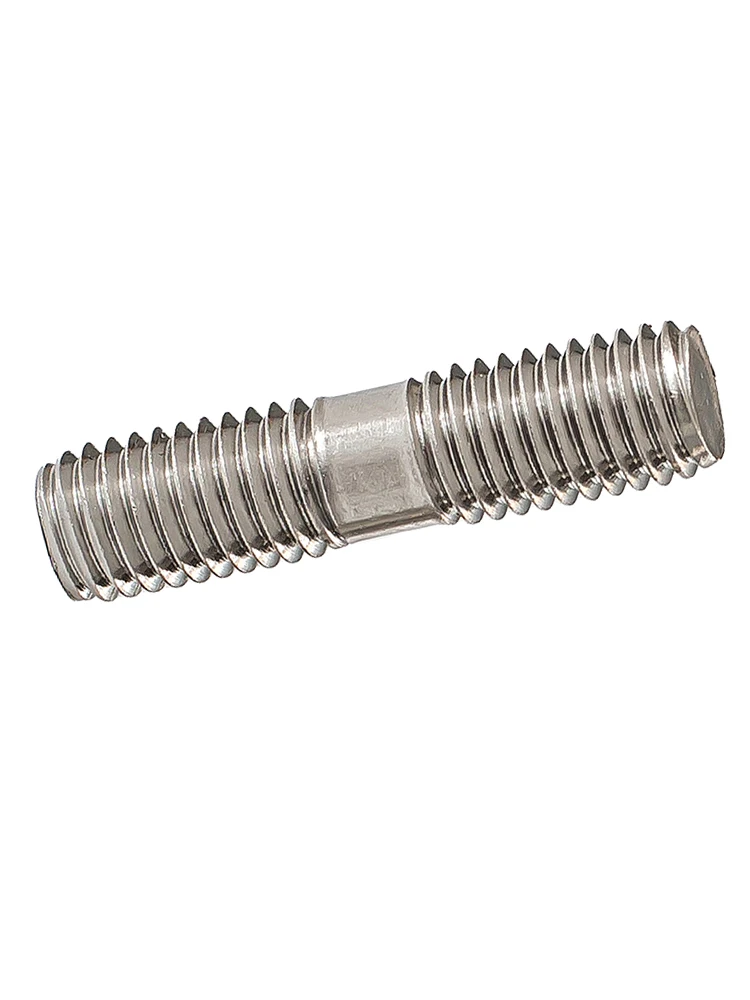 3/5/10/20pcs M4 M5 M6 M8 304 A2-70 Stainless Steel GB901 Double Head Cylindrical Rod Screw Thread Rod Metric Double Head Bolt