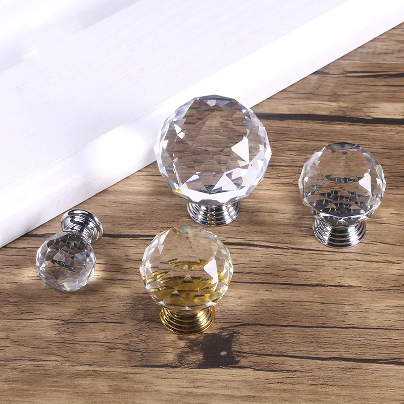 Fashion Crystal Cabinet Knobs and Handles Colorful Crystal Dresser Drawer Knobs Kitchen Handles Furniture Handle Hardware