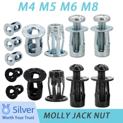 M4 M5 M6 M8 Petal Shape Metal Nut Expansion Screw Molly Jack Nuts Jacknut License Plate Fix Panel Clamp Lock Rivet Nut Rivetnut