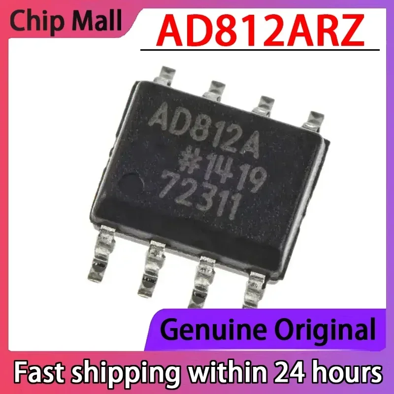 

2PCS AD812ARZ AD812AR Silk Screen AD812A Operational Amplifier Package SOP-8 Brand New Original