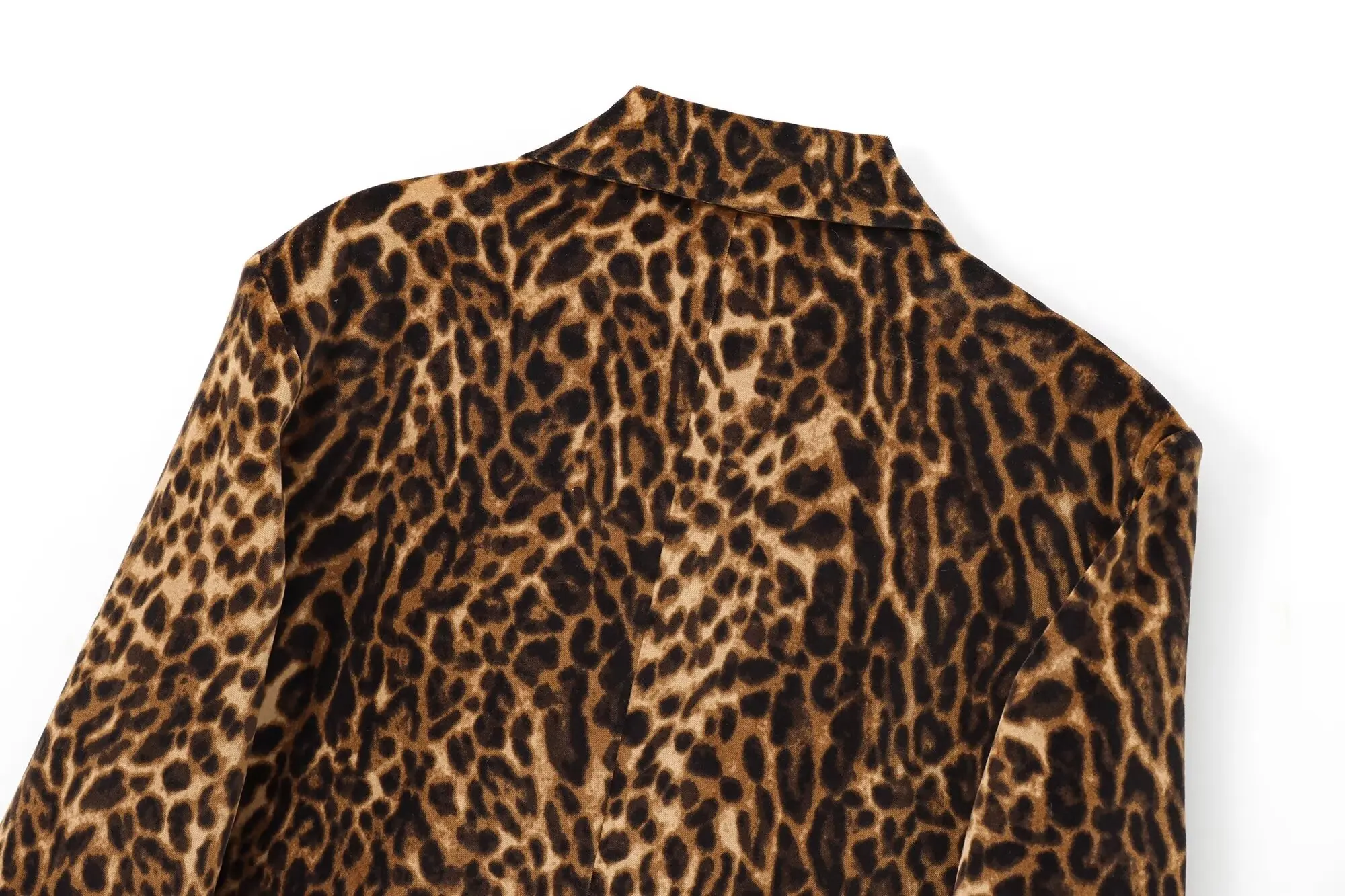 Mode Langarm Blazer Top Frauen 2 Stück Leopard Gedruckt Mini Rock Sets frauen Anzug Zwei Stück Set Frauen Outfit – Detail 11