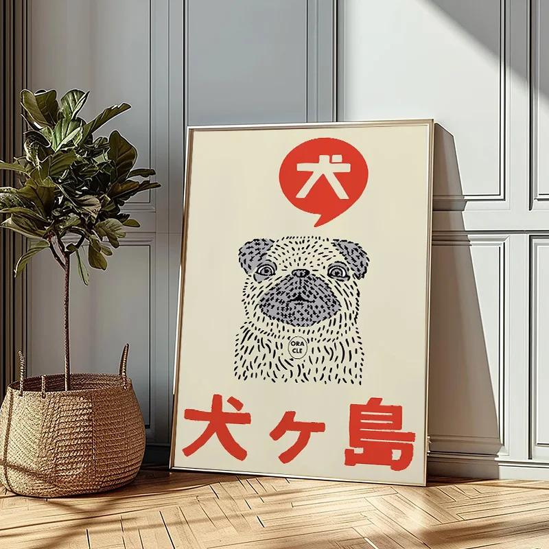 ويس أندرسون غطاء الفيلم الكلاسيكي المشارك جراند بودابست فيلم قماش اللوحة طباعة الحد الأدنى جدار ديكور المنزل هدايا العيد #4