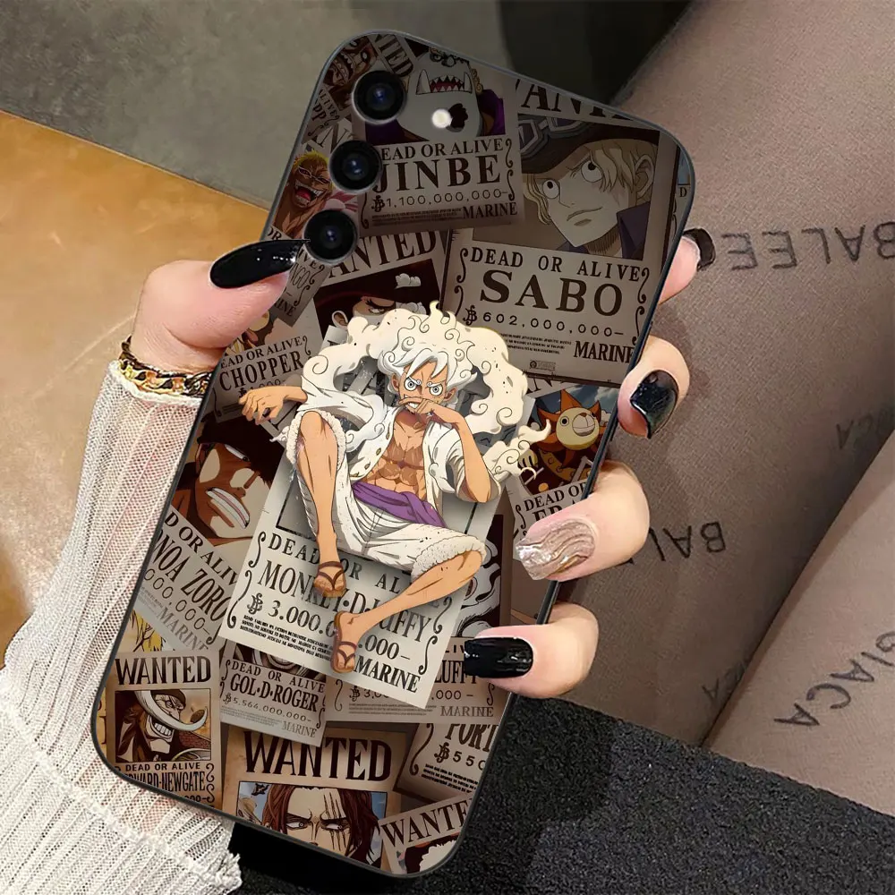 One Piece Luffy Gear 5 Handyhülle für Samsung Galaxy S26 S25 EDGE S24 S23 S22 S21 S20 FE S10 PLUS Ultra DIY Schutzhülle – Detail 4