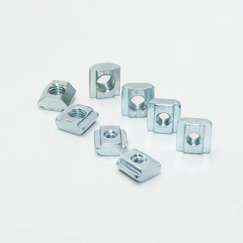200 teile/los T Gleitmutter Block Vierkantmuttern M3 M4 M5 M6 für 2020 Aluminium Profil Slot Gleitmutter in Aluminium Stecker 3D Drucker – Detail 1