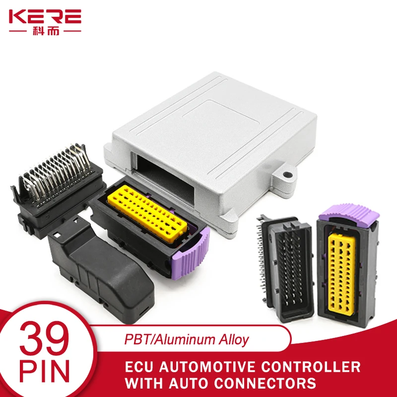 kere 10 100 pcs conjunto 39p ecu liga de aluminio shell pbt automotive motor car controller com conector automatico dj739115 28 01