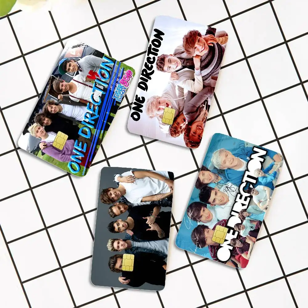 1D Rock O-One D-Direction Combinatio Anmie Sticker Film Skin Cover for Credit Card Debit Bank Card Front
