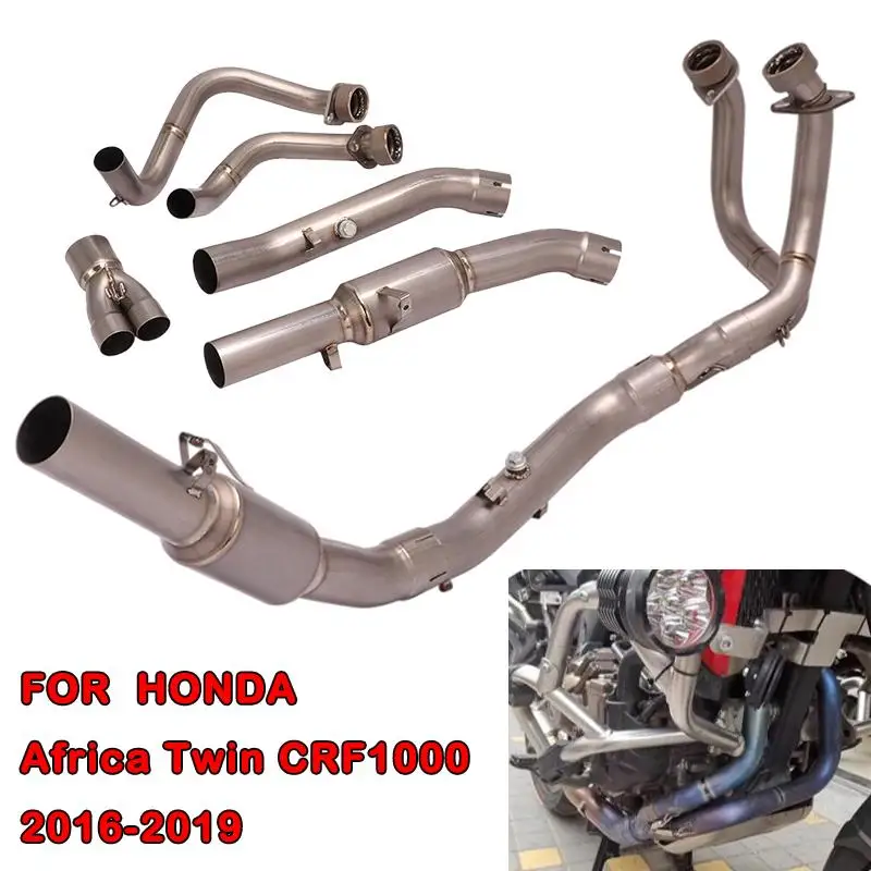 

Connect Original Muffler For Honda CRF1000L Africa Twin 16-19 Motorcycle Exhaust Pipe Escape Header Tube Titanium Alloy Slip On