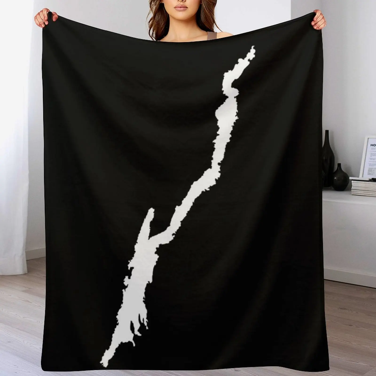 

Lake George Throw Blanket Designers Thermal Loose Bed linens Blankets