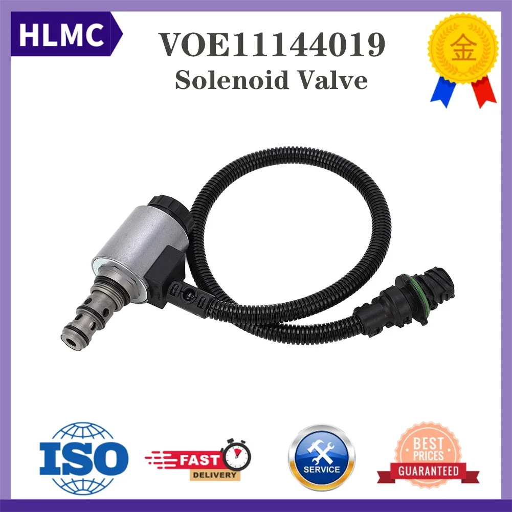 Solenoid Valve Coil 11144019 Strong Power Sensitive Flexible Fit for Motor Graders G900 for Wheel Loader L90E L110E L120E L220D