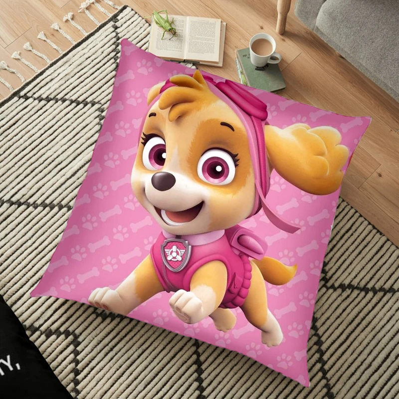 PAW patrol square pillowcase cartoon cute sofa bed car decoration pillow cover Throw Pillows anime Kallan Holley pillowslip gift