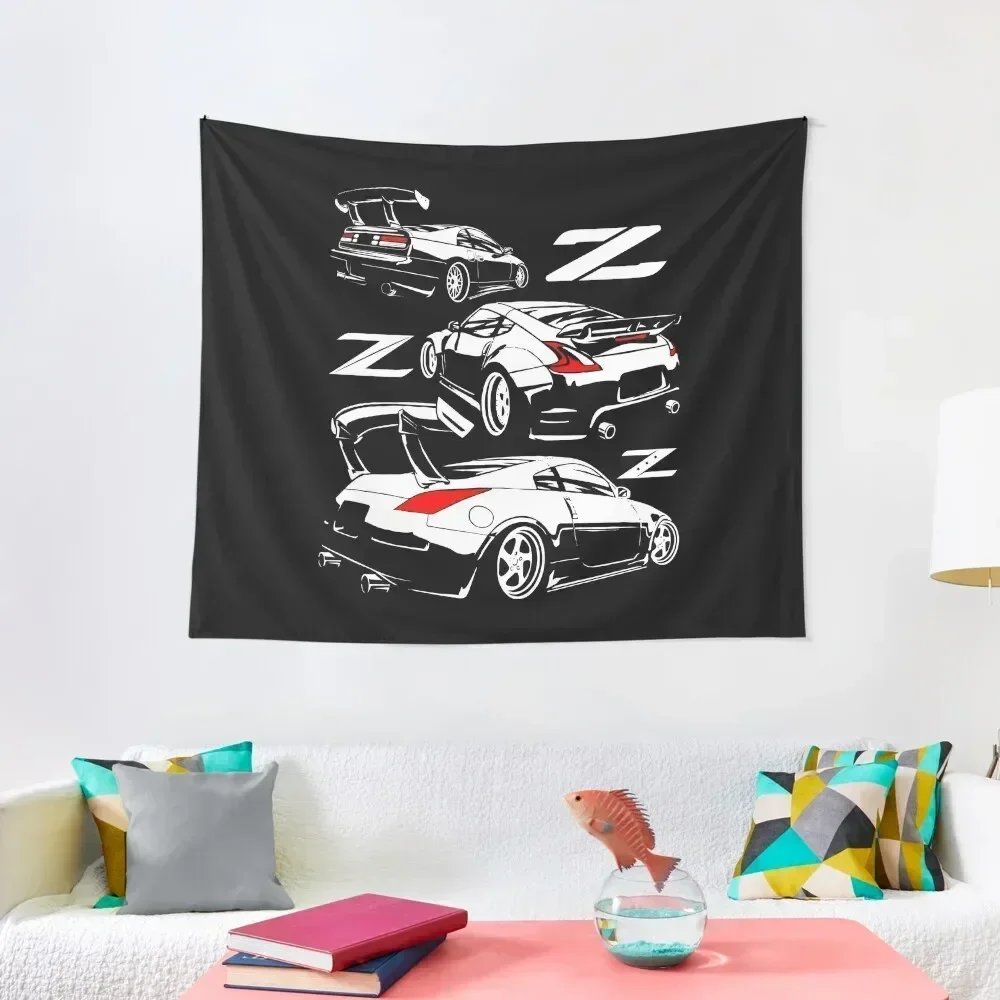 

Z Family. 350z 370z 300zx Tapestry Room Decorating Aesthetic Wall Hanging Decor Decor For Room Tapestry