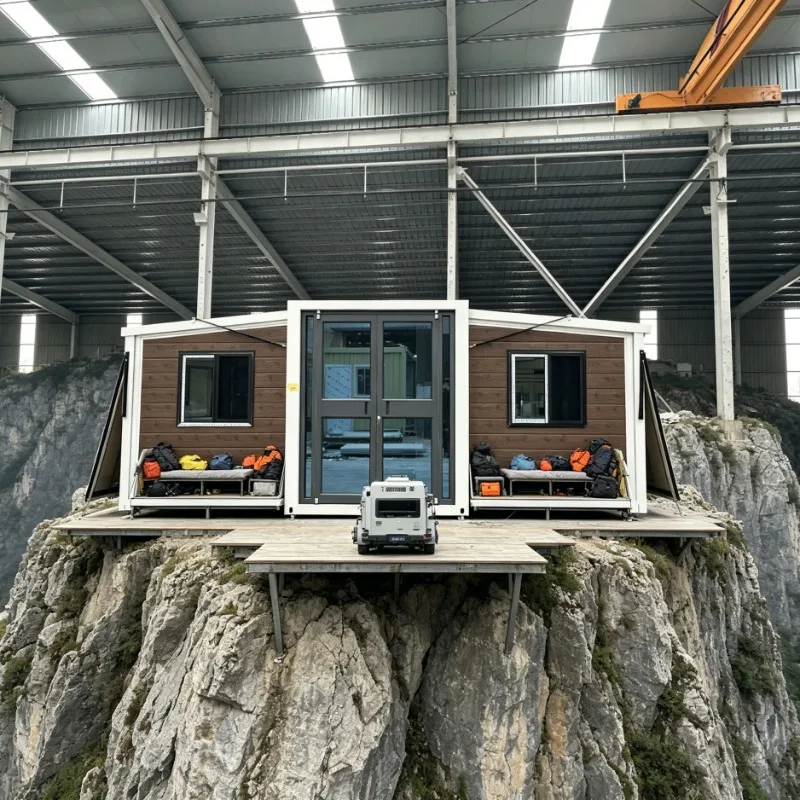 Affordable 20ft 40ft Expandable Container House Prefab Folding Home for Sale Mobile Living Solution with Bathroom OEM