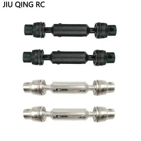 Henglong WPL Ural B36 B16 C14 C24 B24 B24 MN D90 MN99S 용 금속 전후방 구동축, 우랄 트럭 리모컨 자동차, 2 개