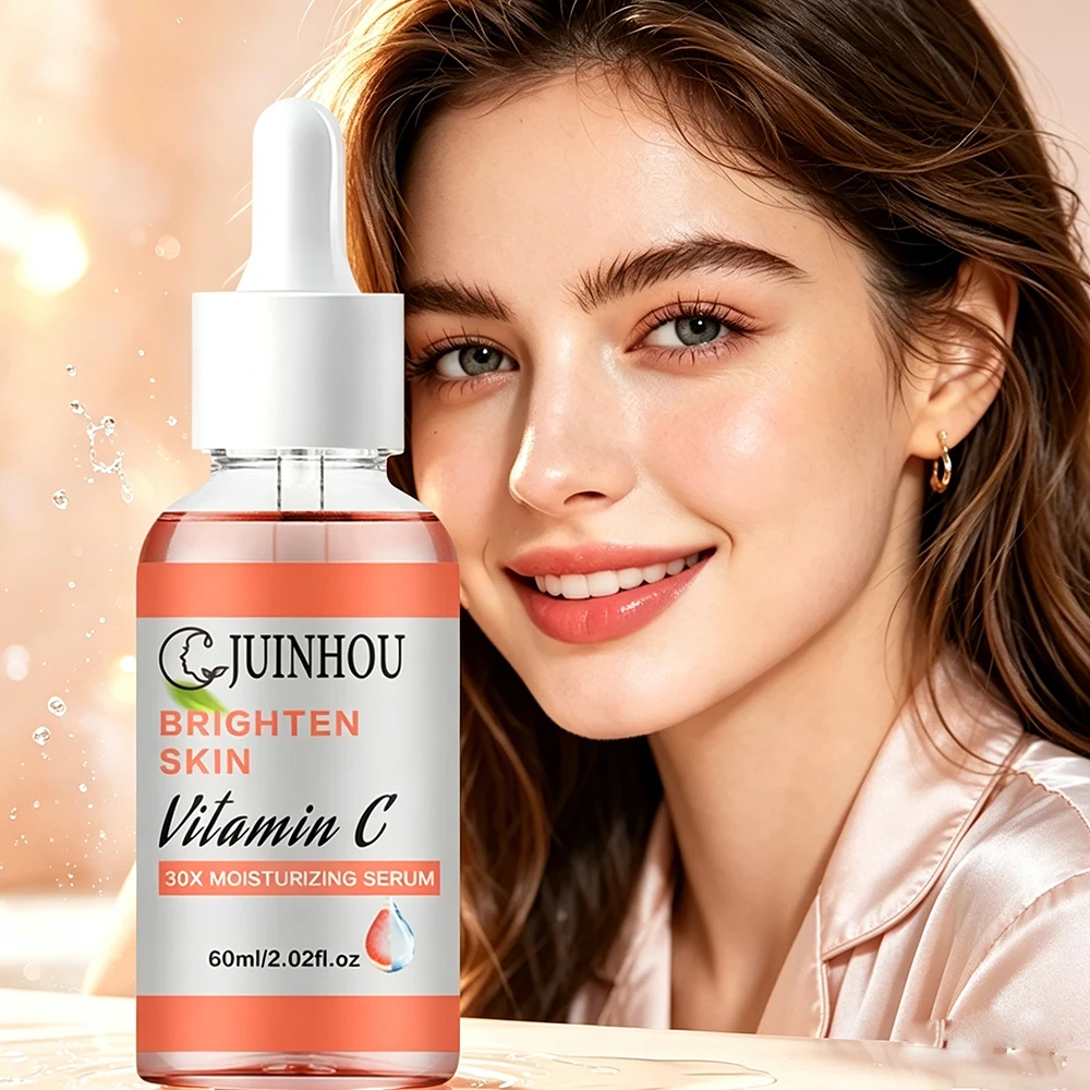 Sérum Facial de Vitamina C JUINHOU, Hidratação Profunda, Redução de Rugas, Cuidado Diário para o Rosto, Adequado para Todos os Tipos de Pele