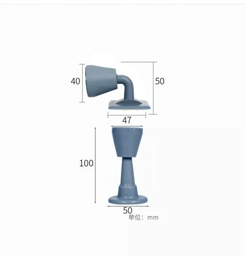 Tappo per porta in Silicone antiperforazione protezione Anti-Shock muto Porte Pad supporto per porta antiurto Hardware combinato di aspirazione