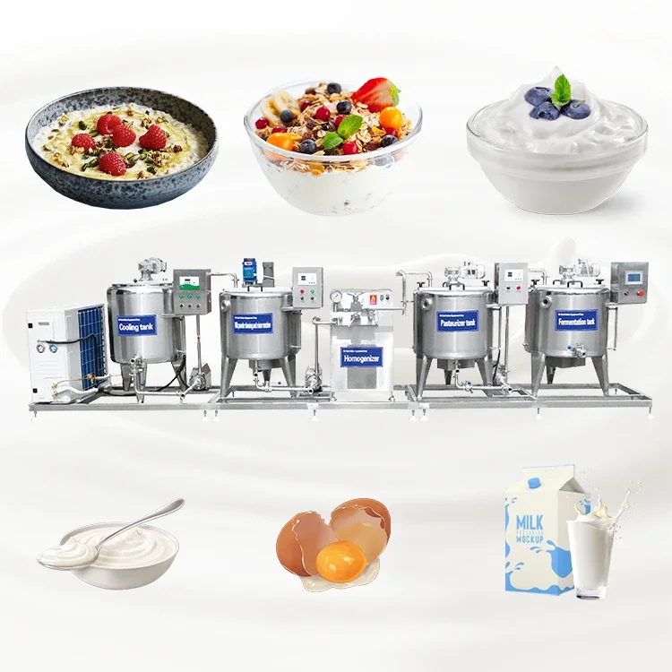 100L small yogurt production line with fermentation milk pasteurizer/ juice pasteurization machine/milk pasteurizer