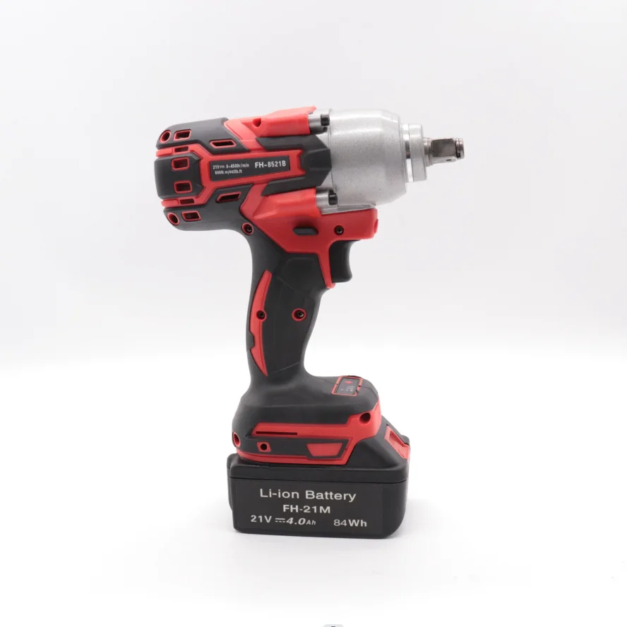 

2025High Quality Portable Cordless Impact Wrench Long Working Time Brushless Power Wrench Battery Operated Factory Supply