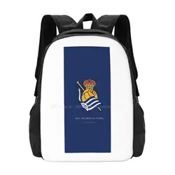 Real Sociedad Backpacks For School Teenagers Girls Travel Bags Real Sociedad Fooball