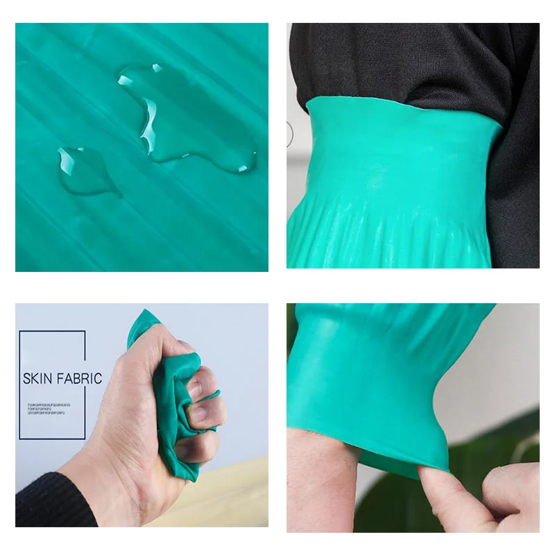 Multi-use Latex Waterproof Arm Sleeves Kitchen Home Household Housekeeping Sleeve Cover Arm Protector Working Cleaning