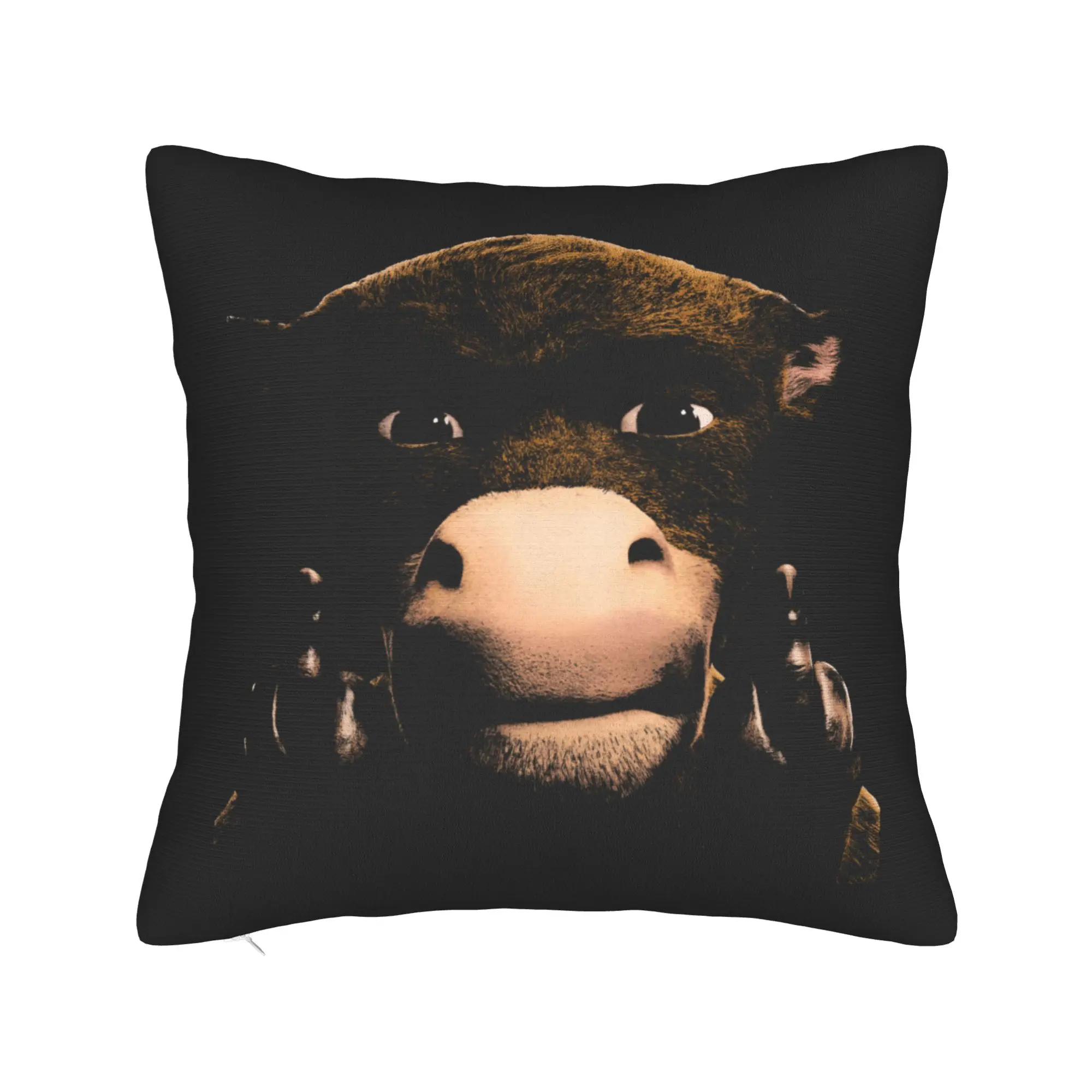 Pillow Cover NIU Lai Chinese Cow Internet Viral Meme  Kawaii Pillow Case For Living Room Sofa Pillowcases