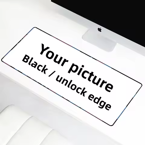 Custom Mousepad 900x400 1200x600 Anime Gaming Mouse pad xxl Black Lock edge / Unlock