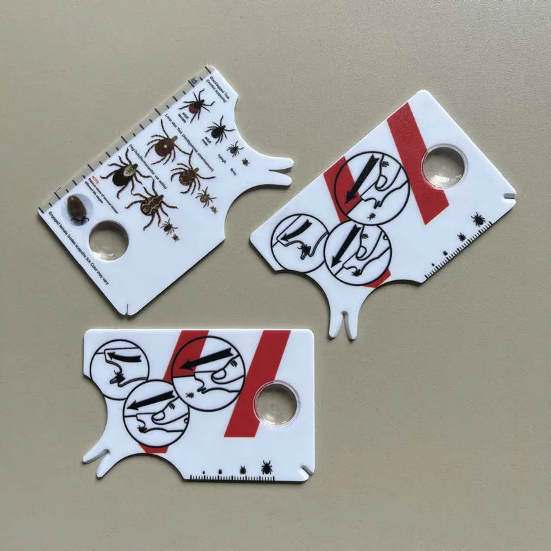 Профессиональная карта для клещей со увеличительным стеклом, средства для удаления блох для кошек и собак, расческа для клещей, товары для домашних животных, защита здоровья Профессиональная карта для клещей со увеличительным стеклом, средства для удаления блох для кошек и собак, расческа для клещей, товары для домашних животных, защита здоровья