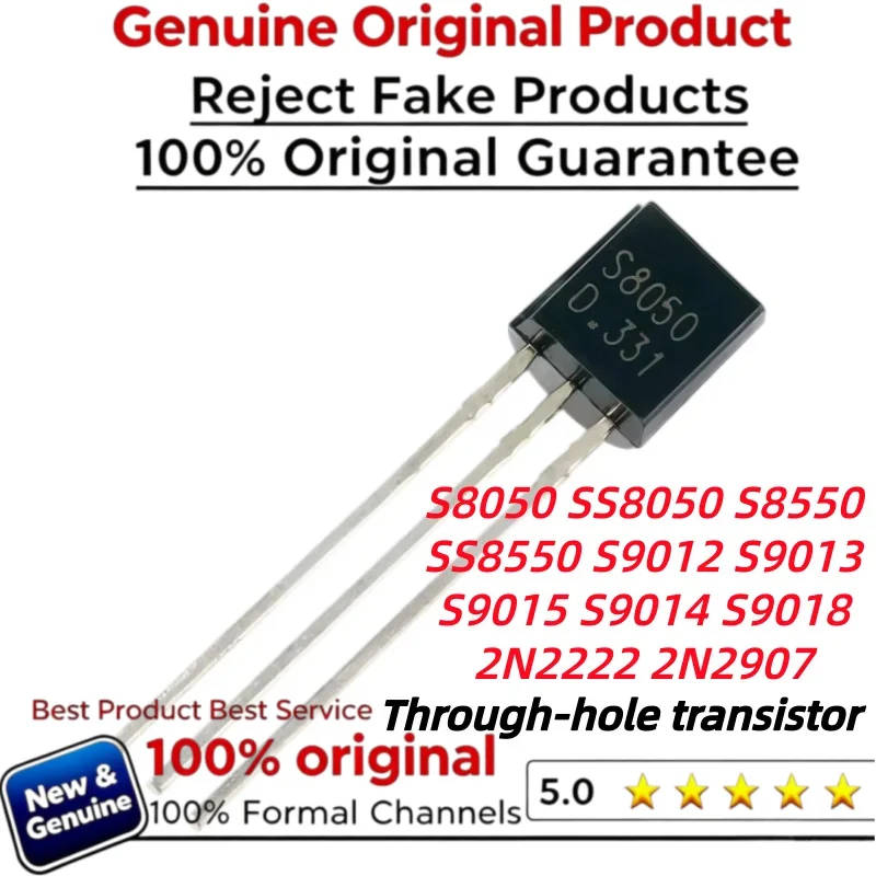 5-10-20pcs 100% new  original  S9015 S9018 2N2222  S8050  SS8050 S8550  SS8550 S9012 S9013 S9014  2N2907 Triode NPN TO-92