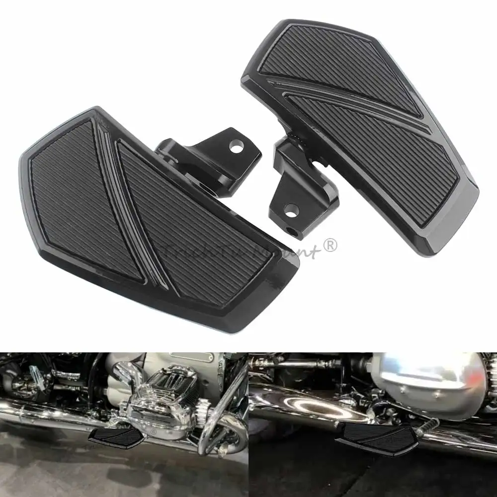 

Driver Floorboards Motorcycle Rider Footboard Front Foot Rest Pedal Wide Footpegs Footrests For BMW R18 Classic 100 2020-2024